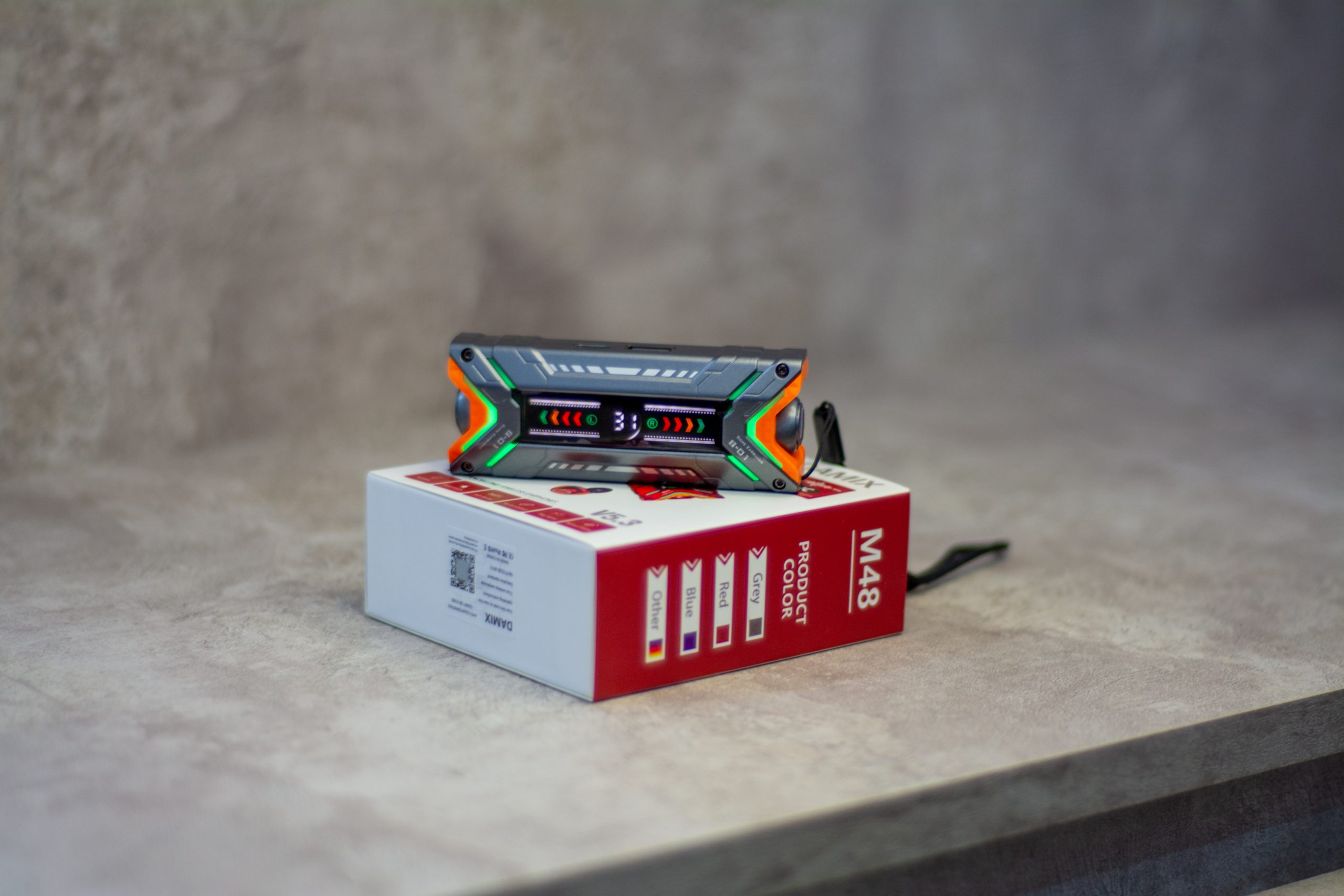 AURICULARES BLUETOOTH INALÁMBRICOS CON POWER BANK Y CANCELACIÓN DE RUIDO (M48) - Imagen 3