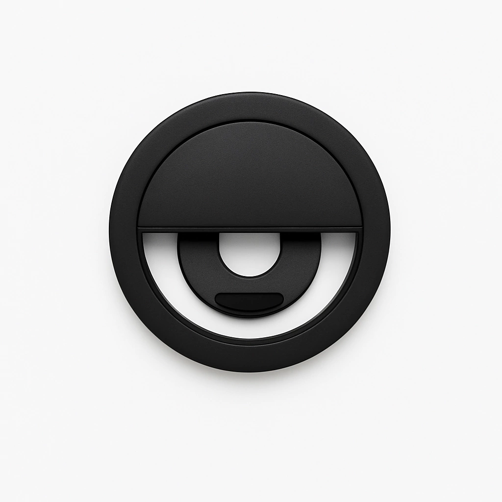 Aro de Luz LED para Celular (Negro)