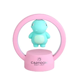 Lámpara de Mesa Infantil Dino (Rosa)
